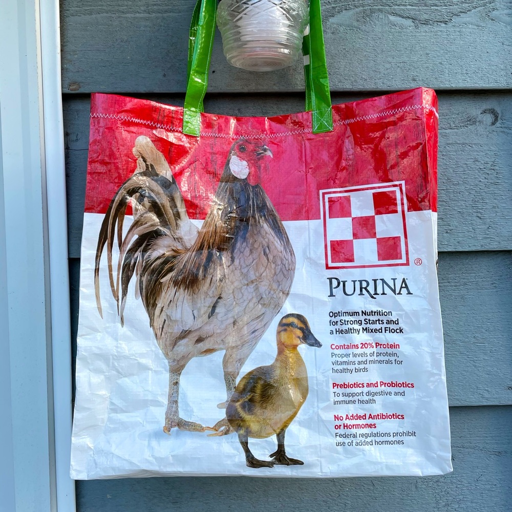 3/$15🔥 Upcycled Feed Sack Shopping Bag/Tote